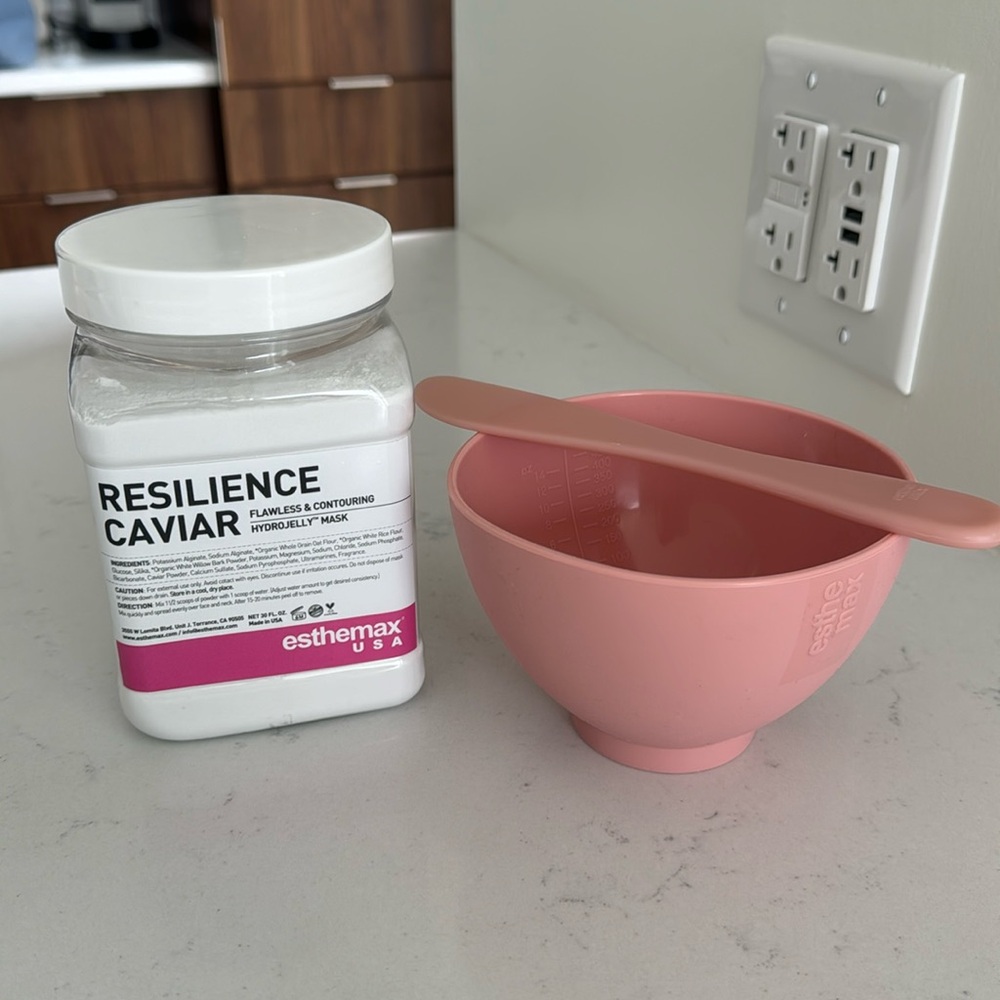 esthemax hydrojelly mask & silicone bowl/spoon